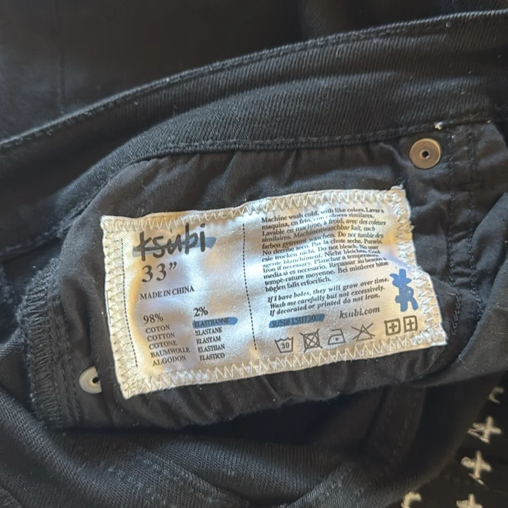 Ksubi Black Men's Chinos